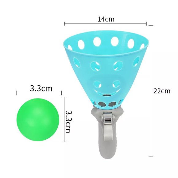 Multicolor Ping Pong Throwing & Catching Kids Toy- Set of 1 - Picture 3 of 6